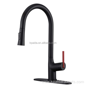 Modern Black Kitchen Sink Mixer Tap